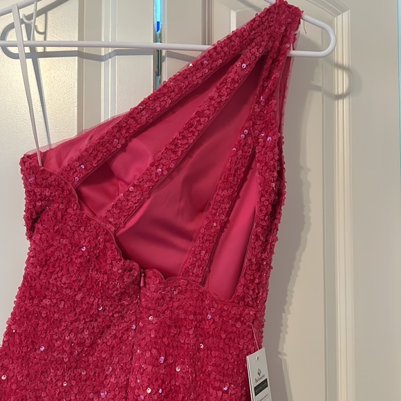pink sparkly formal dress - Picture 3 of 4